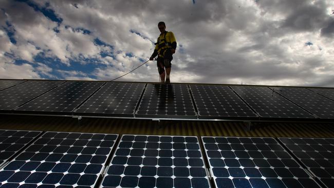 The developers of the Northern Territory hydrogen project aim to harness local solar supplies. Picture GLENN CAMPBELL