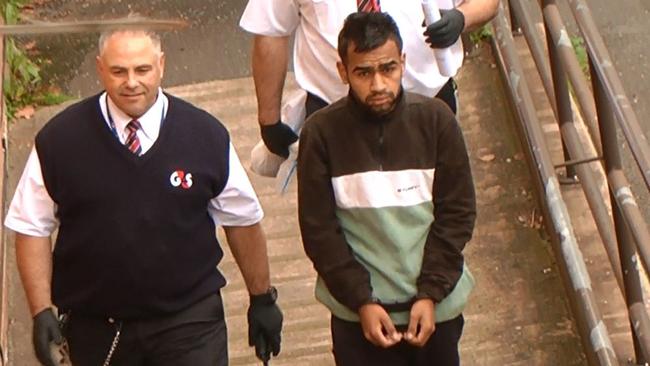 Lyle Morrison (right) has pleaded guilty to causing death by dangerous driving over the hit-run crash that killed Lucy Paveley in August. Picture: Nine News.