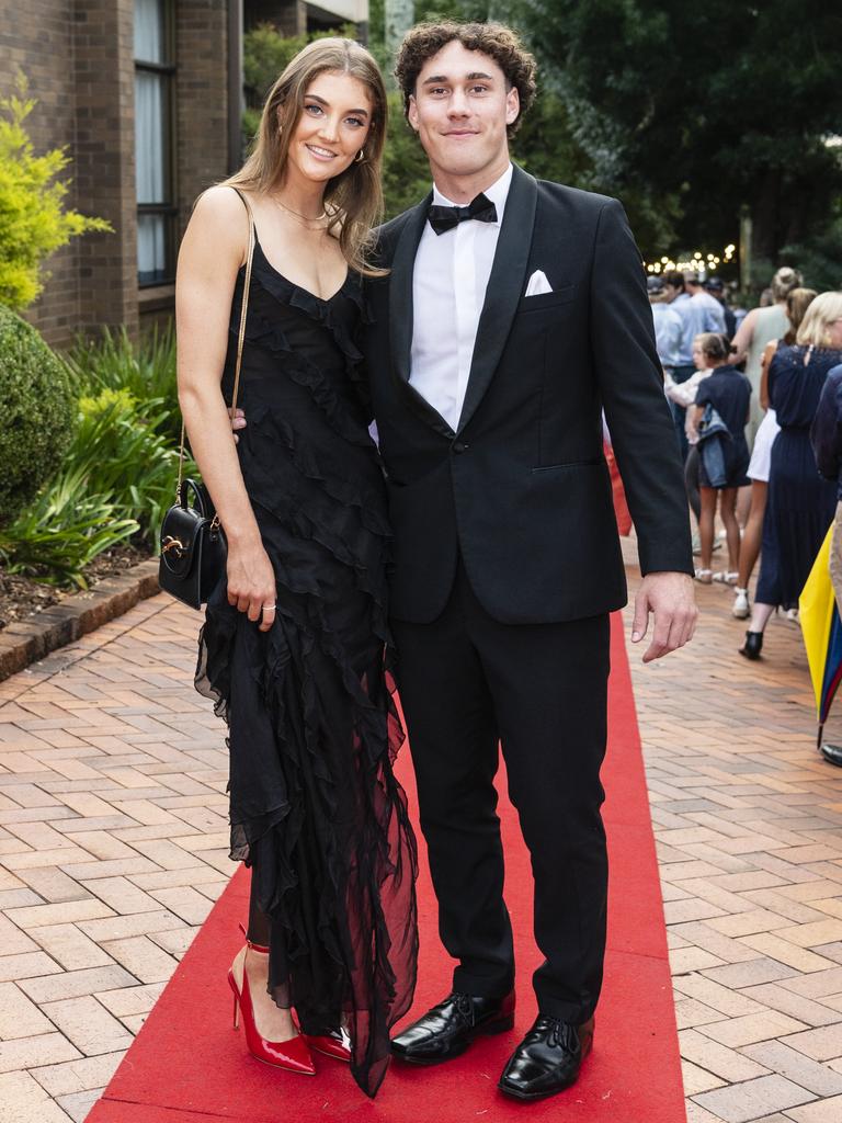 Madison Muirhead and Chace Oates at Fairholme College formal, Wednesday, March 29, 2023. Picture: Kevin Farmer