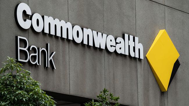 SYDNEY, AUSTRALIA - NewsWire Photos December 11, 2020: Commonwealth Bank Signage at a branch in the Sydney CBD. Picture: NCA NewsWire / James Gourley