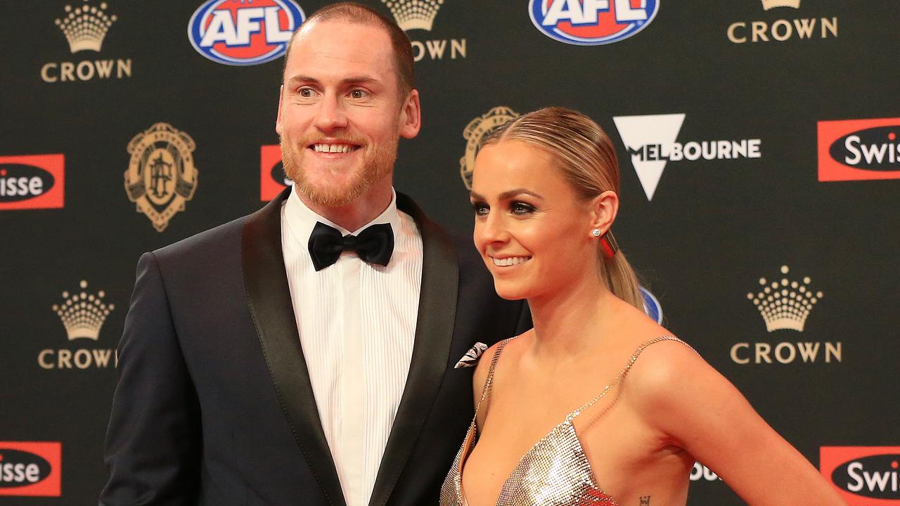 Jarryd Roughead baby: AFL star and wife Sarah welcome a son