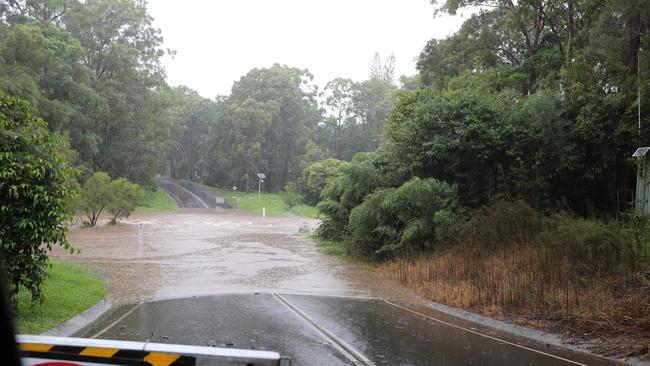 Gold Coast Weather, Hardys road Mudgeeraba. Pic Mike Batterham