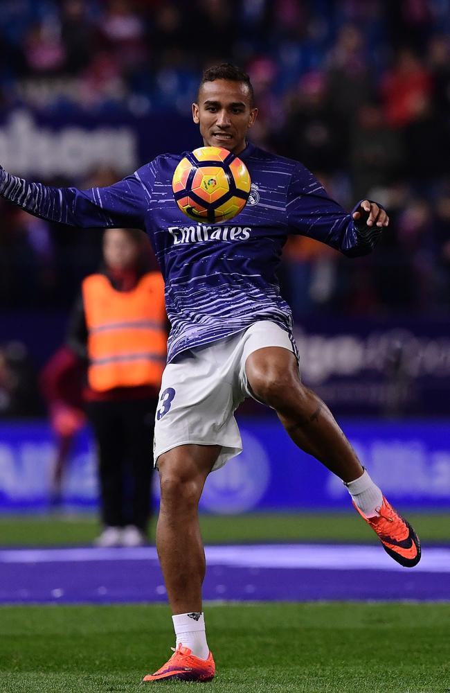 Real Madrid's Brazilian defender Danilo.