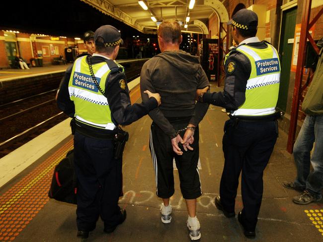 Protective Service Officers could see their roles expanded to provide security at hospitals. Picture: Ian Currie