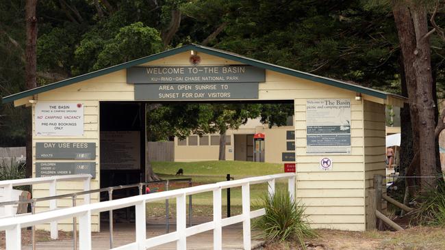 The Basin campground in Pittwater. Picture: John Fotiadis