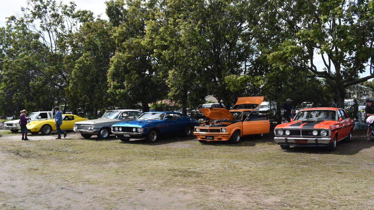 Classic muscle cars on display at Show and Shine 2021. Photo: Stuart Fast