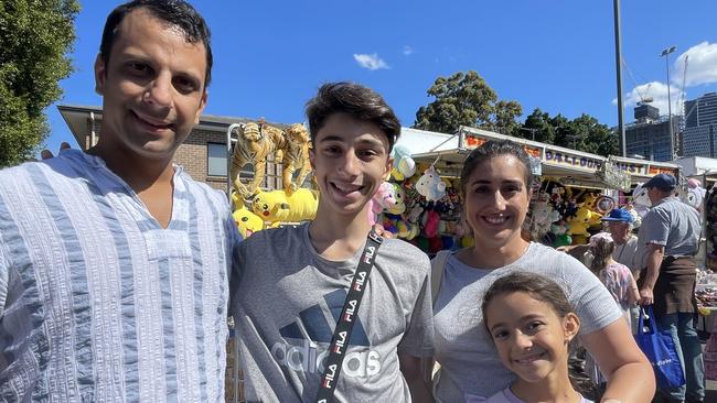 Matthew and Olivia Hadjicosta of Croydon Park with their children Hayden, 12, and Mikayla, 9.