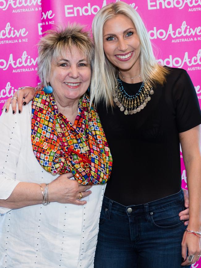 Syl Freedman (right) and her mum Lesley Freedman founded EndoActive to advocate for sufferers. Picture: Supplied