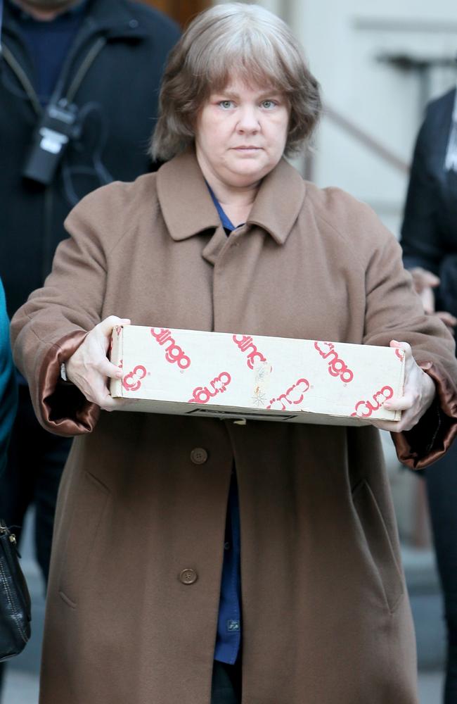 McCarthy had a lot of help from the costume and make-up department to transform into her character.