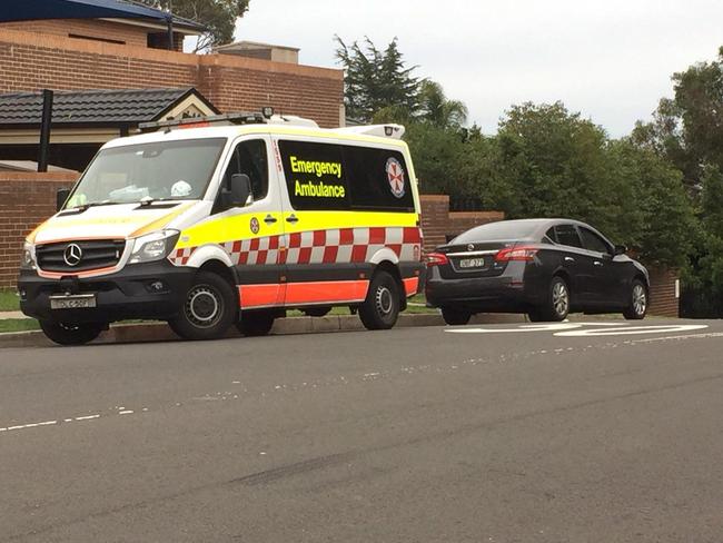 The boy was taken to The Children’s Hospital at Westmead. Picture: TNV