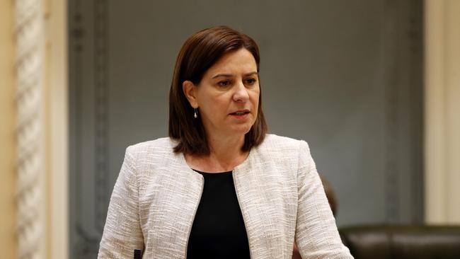 LNP Leader Deb Frecklington said it was “deeply alarming’’ that the official directive did not automatically discipline DV offenders misusing government property. Picture: Tara Croser