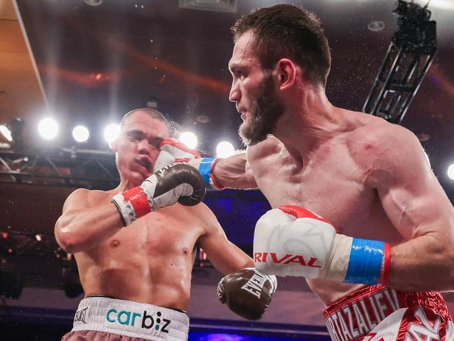 Tim Tszyu has only hazy recollections of his loss to Bakhram Murtazaliev. Picture: Getty Images