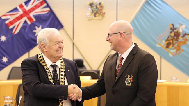 Councillor Tony Bleasdale OAM (left) Mayor of Blacktown City, with Councillor Brad Bunting (right) recently elected Deputy Mayor.