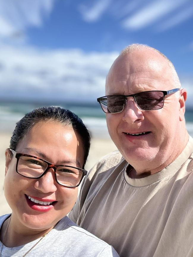 Joyce Palermo and Shane Tomkins of the Asami Teppanyaki restaurant at the base of the Q1 tower.