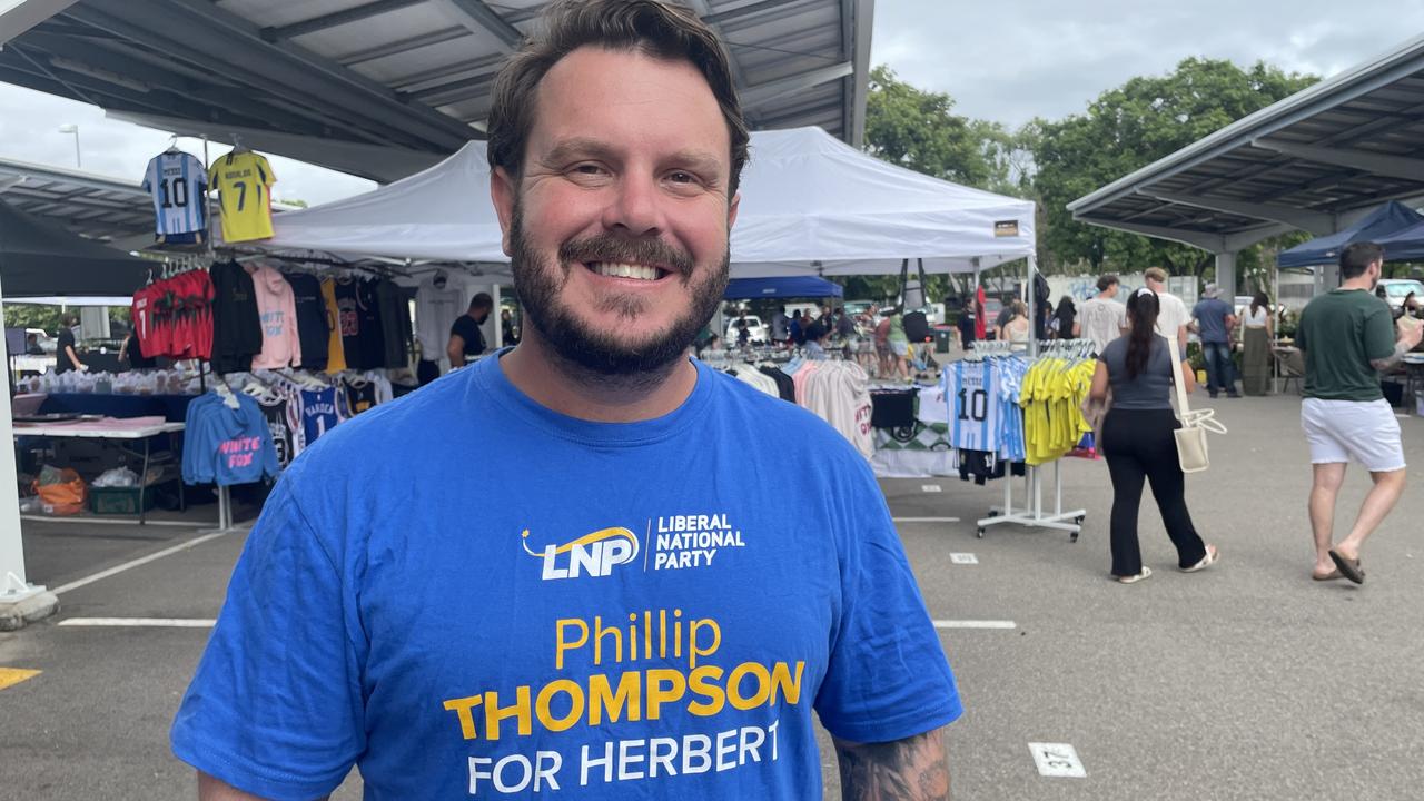 2025: Phil Thompson at Willows Markets the morning after his election win, May 4, 2025.