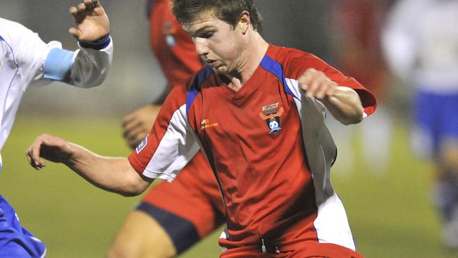 Joey Gibbs United midfielder Joey Gibbs in the win over Bonnyrigg White Eagles at Cromer Park.