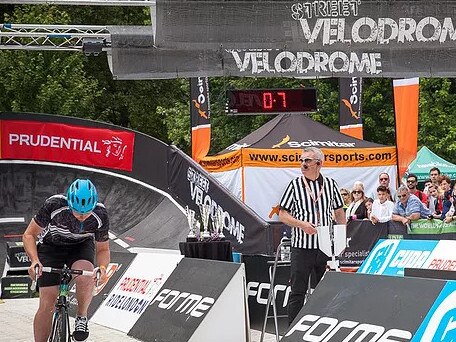 The StreetVelodrome pop-up series in the UK. Picture: Supplied.