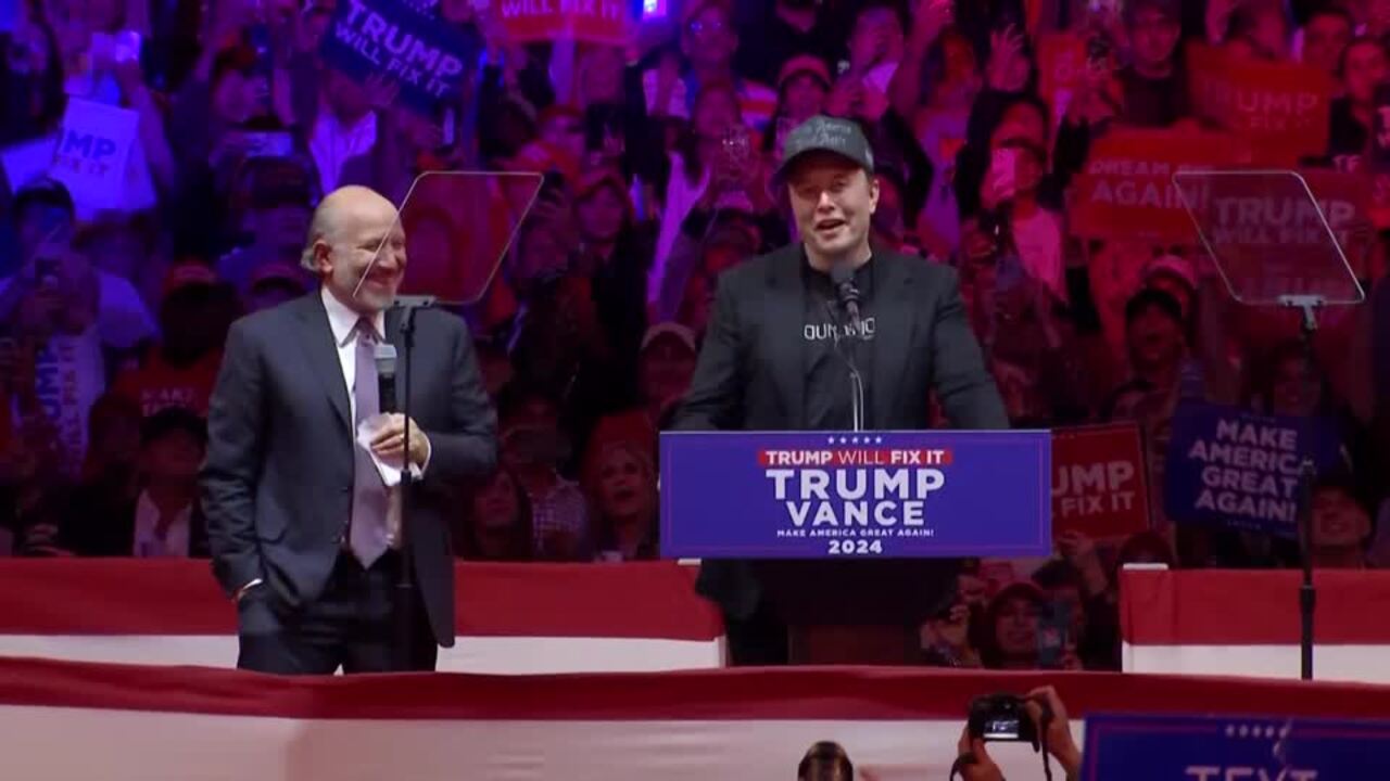 Elon Musk at Trump rally: 'I'm dark, gothic MAGA'