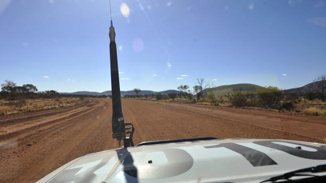 Police have located a man they were searching for after he walked away into the bush after a single vehicle rollover in Central Australia on Tuesday