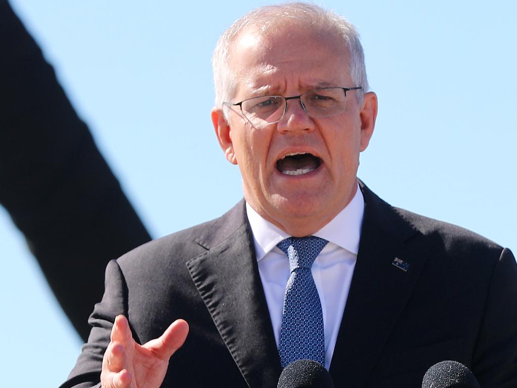 Prime Minister Scott Morrison is now clear to call the election. Picture: Alison Wynd