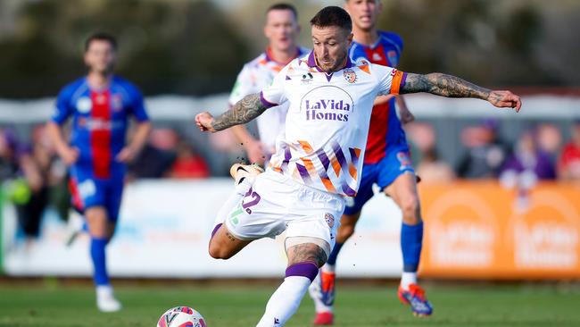 Adam Taggart of the Perth Glory (Photo by James Worsfold/Getty Images)