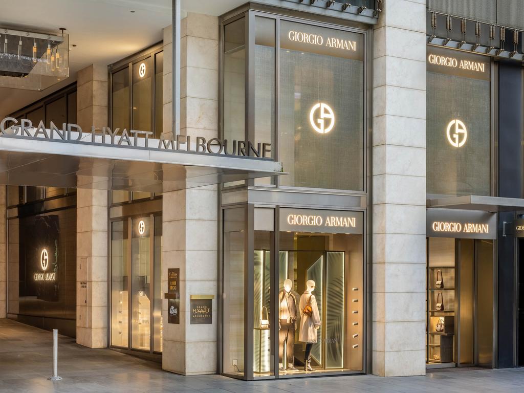 Giorgio Armani s new Melbourne boutique melds design and fashion