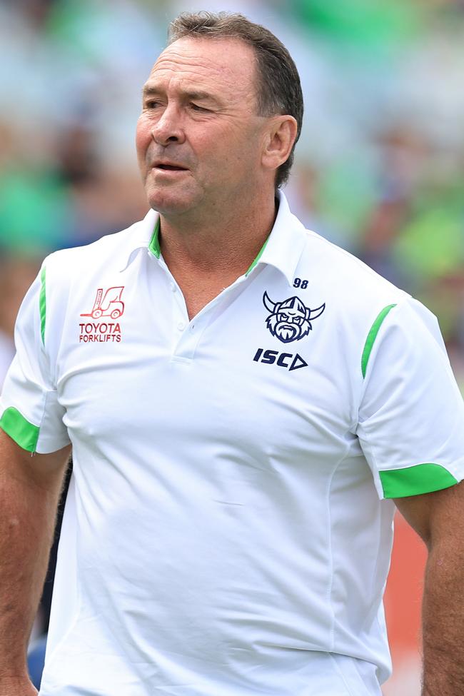 Ricky Stuart has lifted the lid on his Des Hasler feud. Picture: Jenny Evans/Getty Images