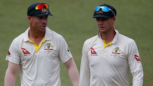 David Warner and Steve Smith took separate routes home.