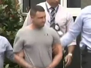 Dramatic moment police nab stabbing murder accused