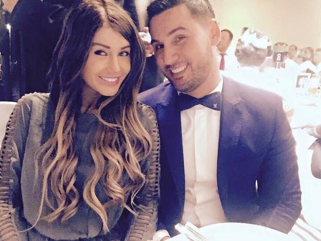 Salim Mehajer and then wife Aysha Learmonth.