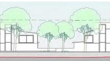 A drawing of a dwelling, released in November 2022, which could have been part of a proposed residential subdivision on Boondah Rd, Warriewood. Picture: Buchan Group