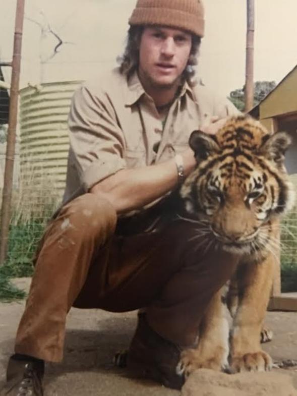 Ron ‘Prenda’ Prendergast at Bacchus Marsh Lion Safari.