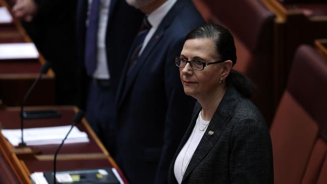 Departing senator Concetta Fierravanti-Wells let rip on Prime Minister Scott Morrison. Picture: NCA NewsWire / Gary Ramage