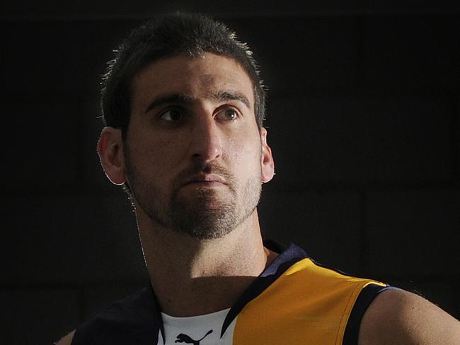 Generic portrait images of West Coast Eagle's ruckman Dean Cox.