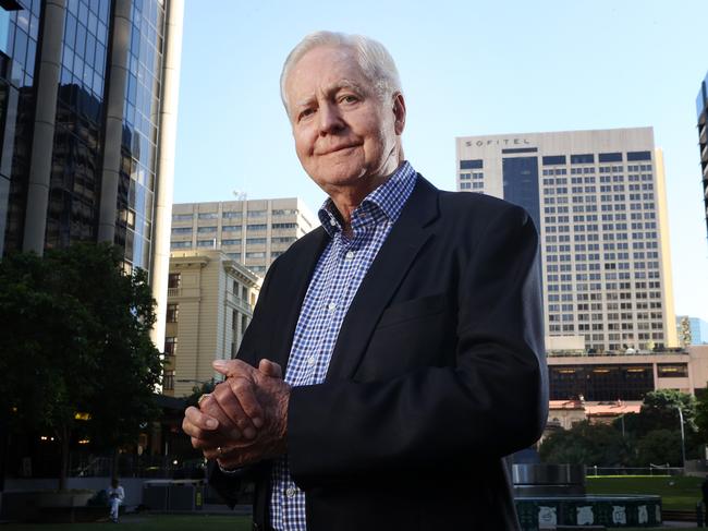 Veteran Queensland developer Kevin Seymour who's currently mentoring his grandkids through their first development The Oxlade, Brisbane. Picture: Liam Kidston