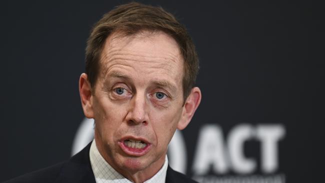 ACT Water Minister Shane Rattenbury. Picture: NCA NewsWire/Martin Ollman
