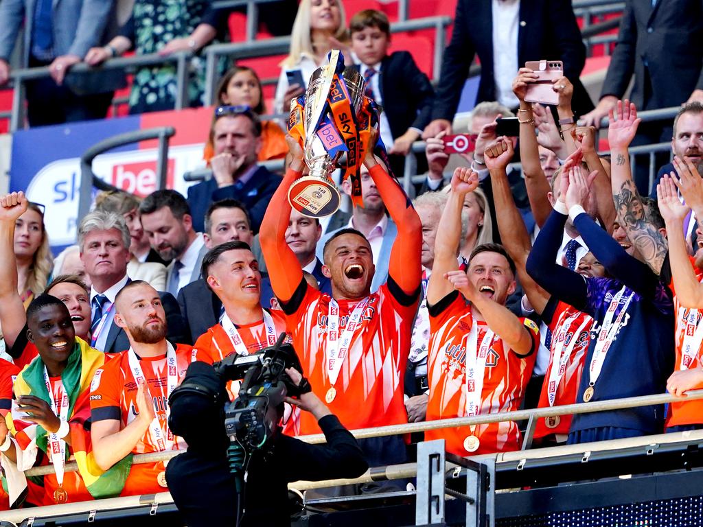 Play-off final: Luton Town completes remarkable rise to the Premier League  with victory over Coventry City