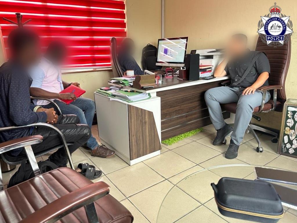 AFP officers have worked with international counterparts to destroy a sinister organised crime gang preying on young Australians: Picture: AFP