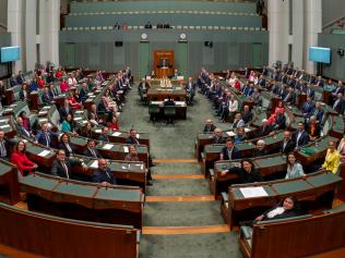 CANBERRA, AUSTRALIA, NewsWire Photos. SEPTEMBER 12, 2023: Group photo of the House of Representatives at Parliament House in Canberra. Picture: NCA NewsWire / Martin Ollman