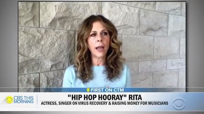 Rita Wilson opens up about coronavirus symptoms (CBS)