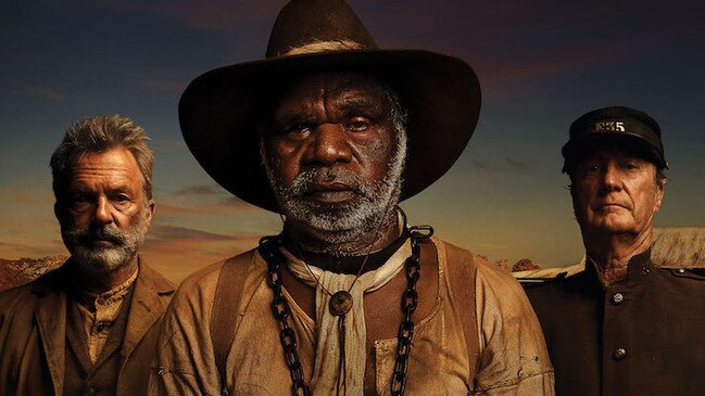 Sam Neil, Hamilton Morris and Bryan Brown in Sweet Country. Picture: Supplied