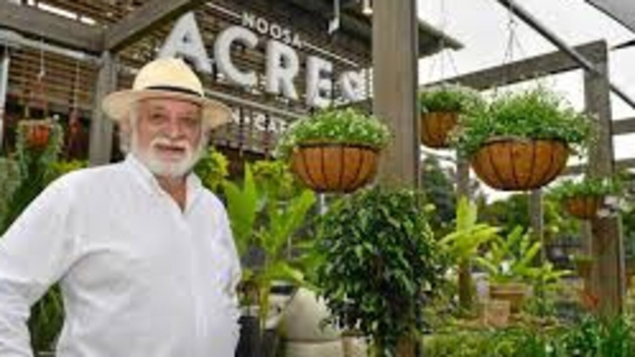 Ralph Rogers at his popular Acres Noosa commercial complex in Noosaville.