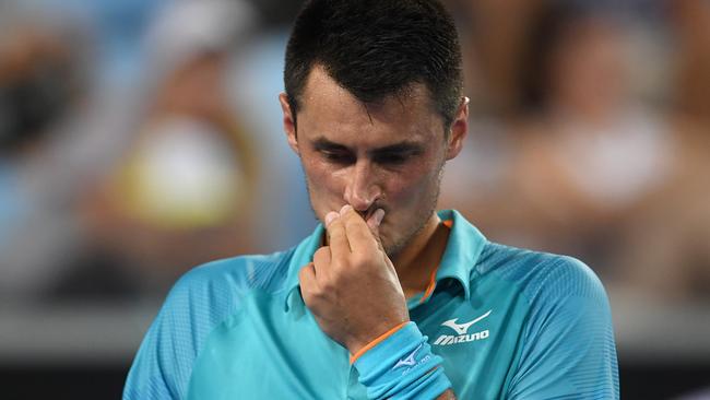 Bernard Tomic has a frosty relationship with the media.