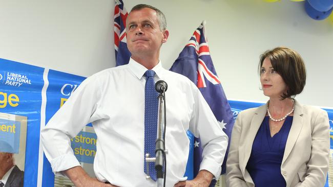 Conservative commentator Rod McGarvie accepts defeat in the battle for Nundah in the 2013 federal election. Picture: Adam Smith