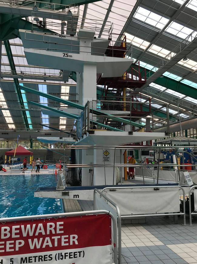 The Adelaide Aquatic Centre dive tower was closed in 2017, forcing the Diving SA club to move.