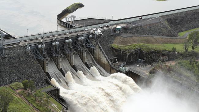 Th<b>e </b>Mt Crosby Water Treatment Plant option, which treats Wivenhoe Dam water (pictured) cost $151 per megalitre. Picture: Liam Kidston