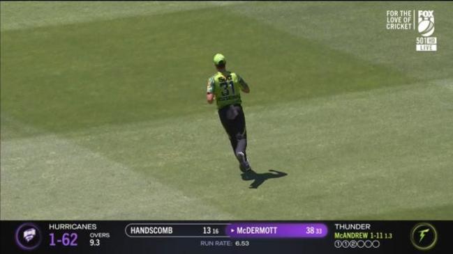 Wicket: Hobart Hurricanes, Ben McDermott - 10 Jan 22