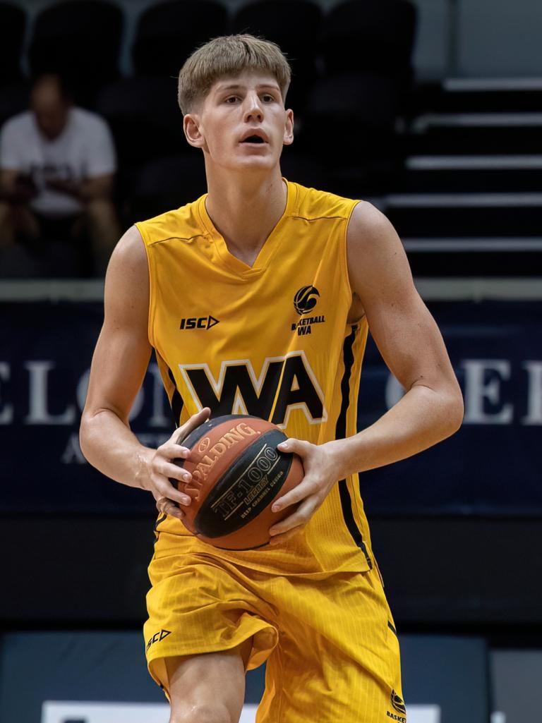 Alex Condon playing for Western Australia at the Under-20 National Championships. Picture: Chris Burd