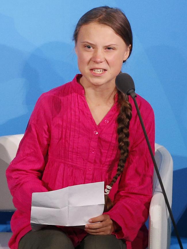 Environmental activist Greta Thunberg