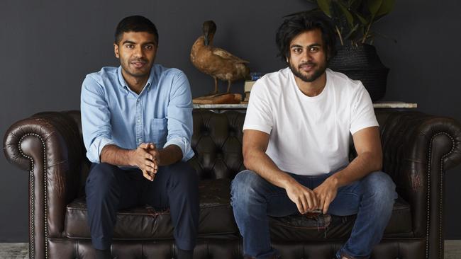 Sleeping Duck founders Selvam Sinnappan, left, and Winston Wijeyeratne.